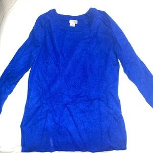 Blue Cashmere Sweater